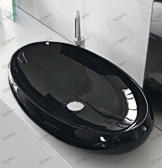 18998 Накладная раковина на столешницу  овальная Ceramica Hidra 