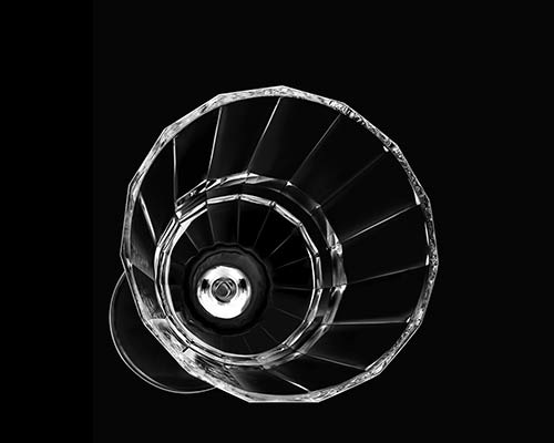 Бокалы для вина 6 шт 250 мл прозрачные Macassar CRISTAL D ARQUES ДИЗАЙНЕРСКИЕ 00-3952010 Прозрачный  - Вид №2