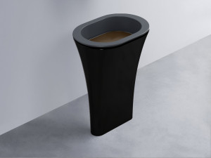 AMLA65-BA+AMPILO-CA+AMCOLO-N Раковина Amedeo Ovale отдельностоящая cielo Enjoy + Amedeo