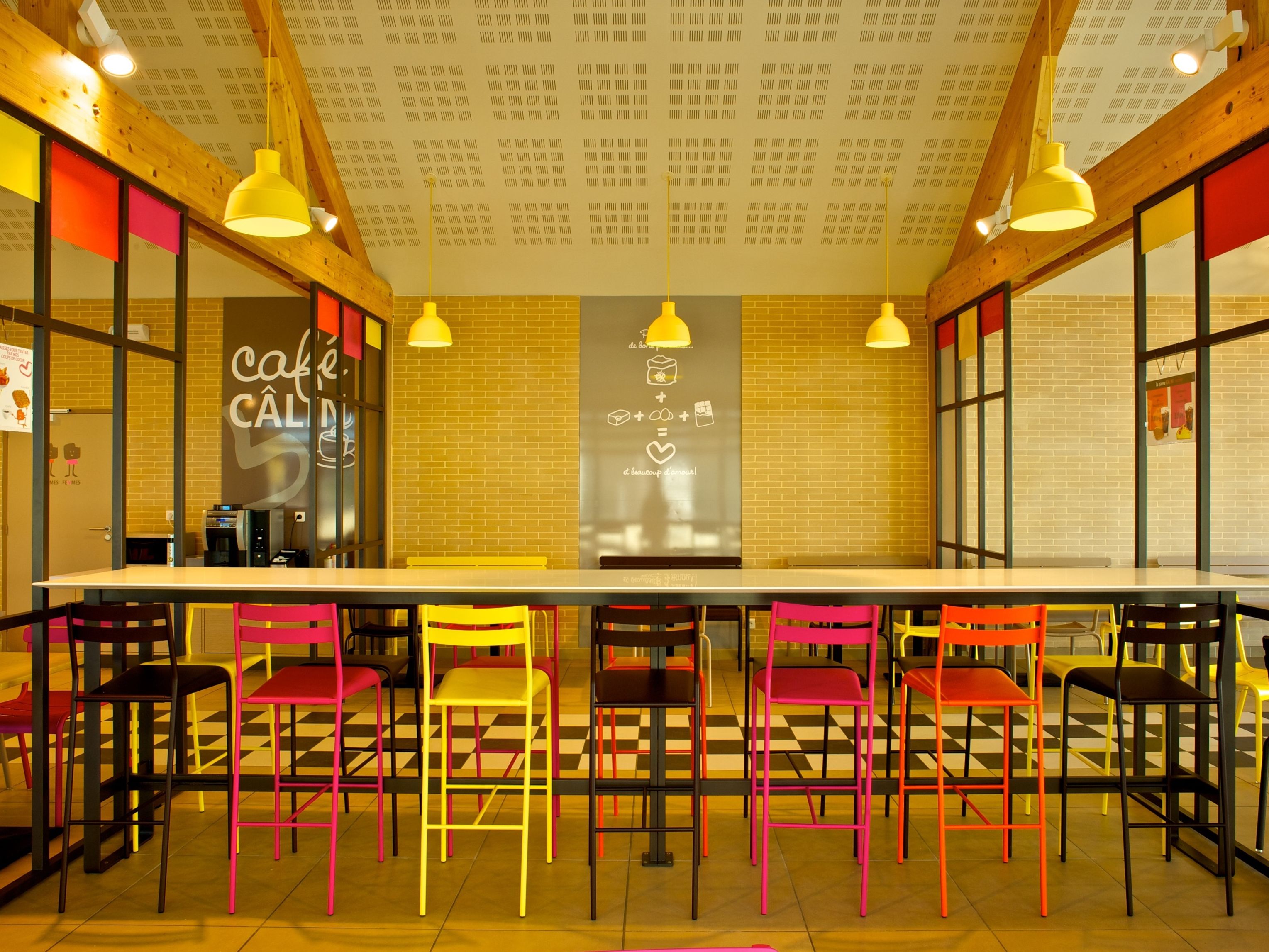 Стальной высокий садовый стул Fermob FACTO ARCH-00045643 - Вид №1