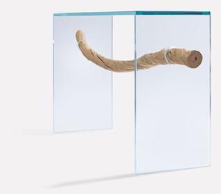 MORADA Прямоугольная консоль из дерева и стекла Wildbeach Wildbeach co - Вид №2