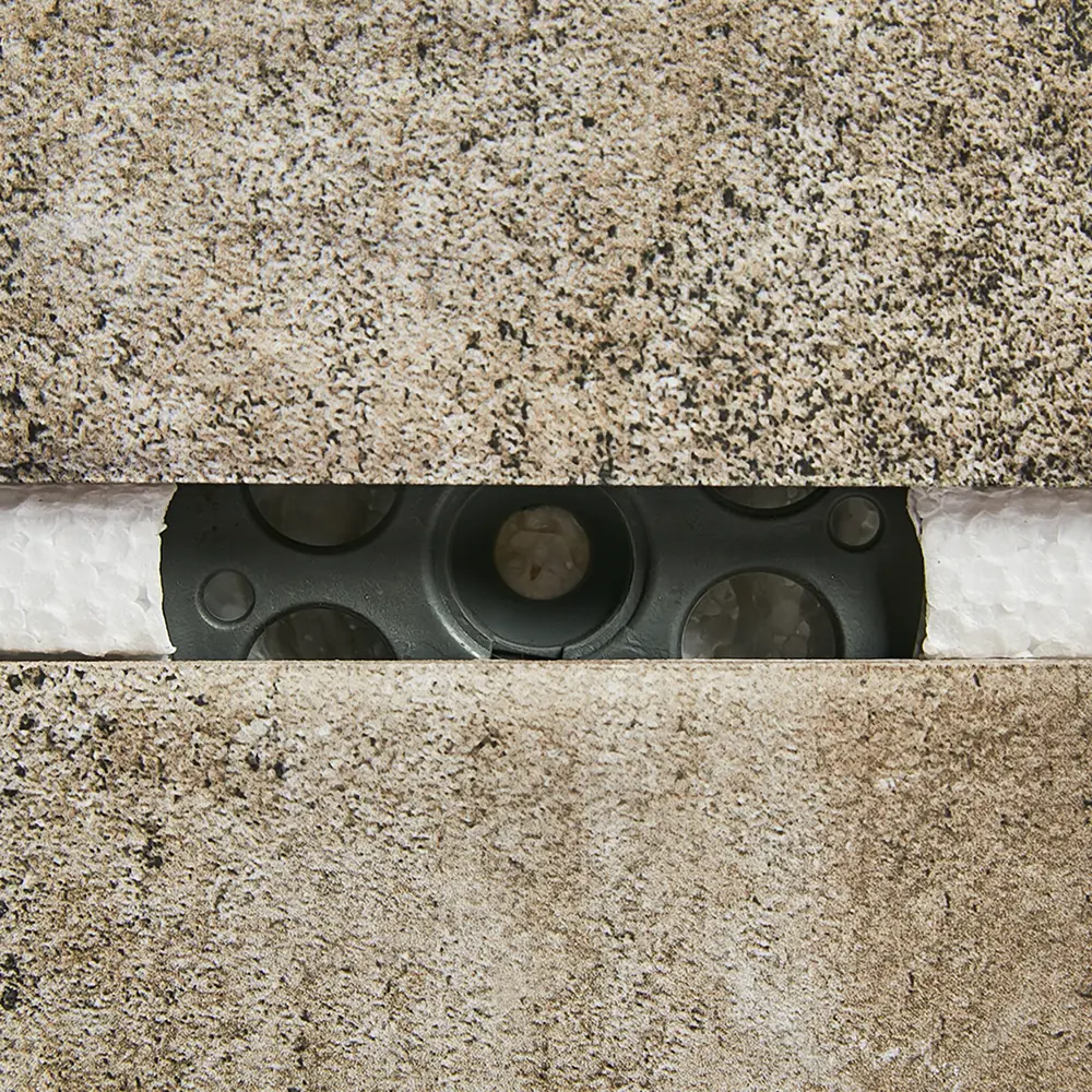 Термопанель наружный угол Мосстрой-31 Brick Stone бежевый 26x25x41x5 см STLM-2035817 - Вид №3