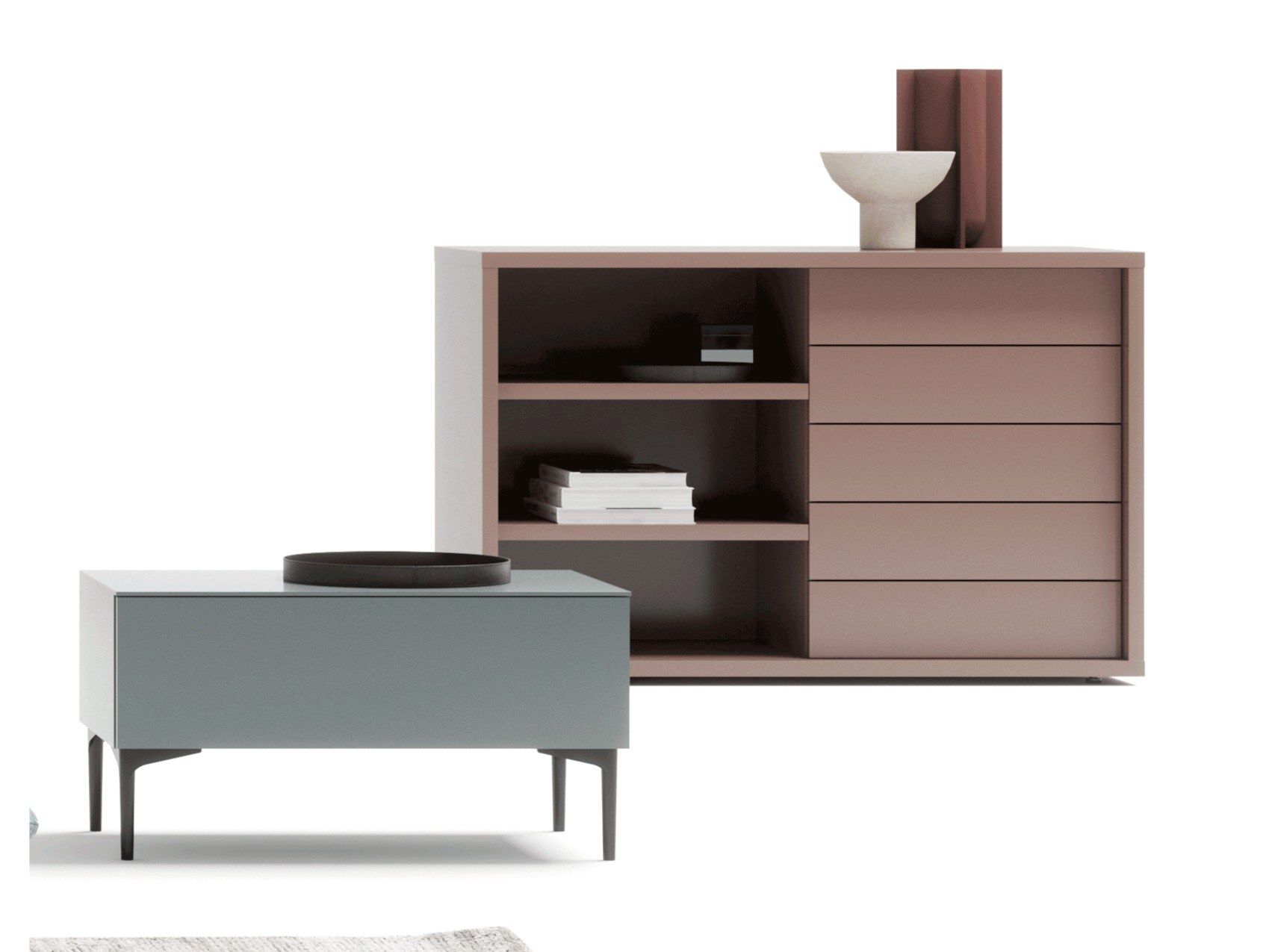 Тумбочка с ящиками Dall'Agnese тонкий ARCH-00039978 - Вид №3