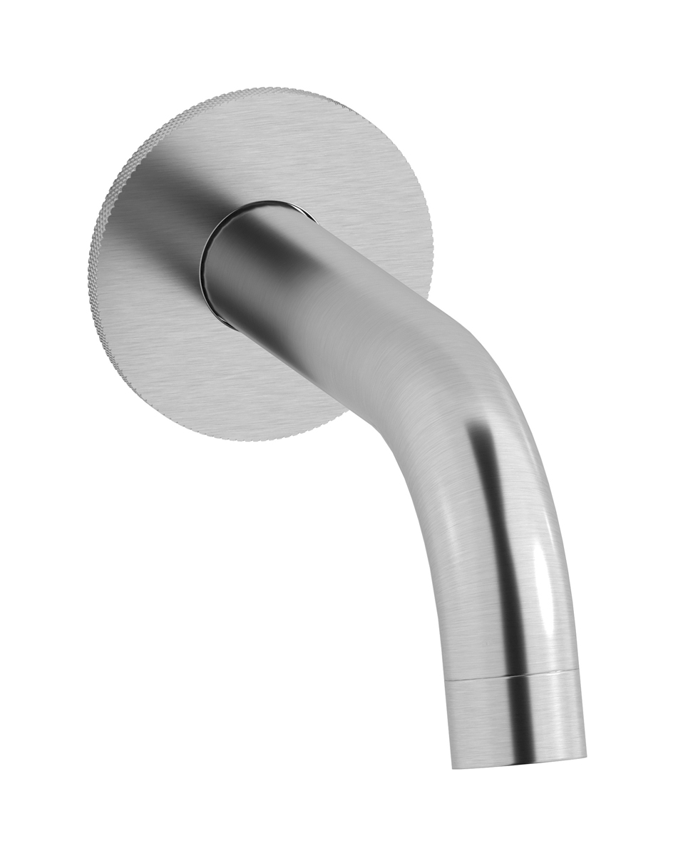 Настенный излив. WE ARE IB id320ss_23 Brushed Nickel Industria