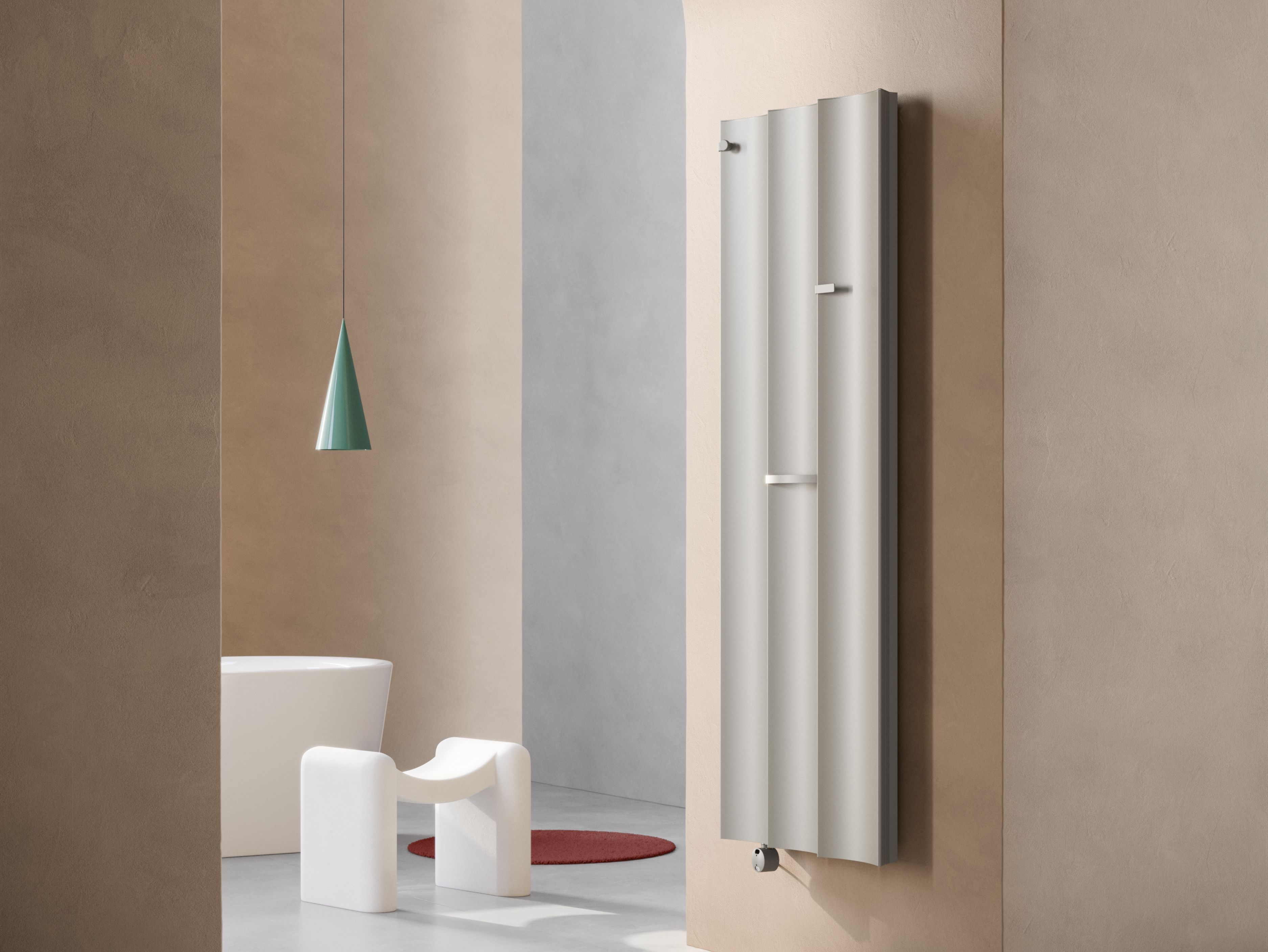 Алюминиевый модульный вертикальный полотенцесушитель Caleido ARCH-00074455 - Вид №4