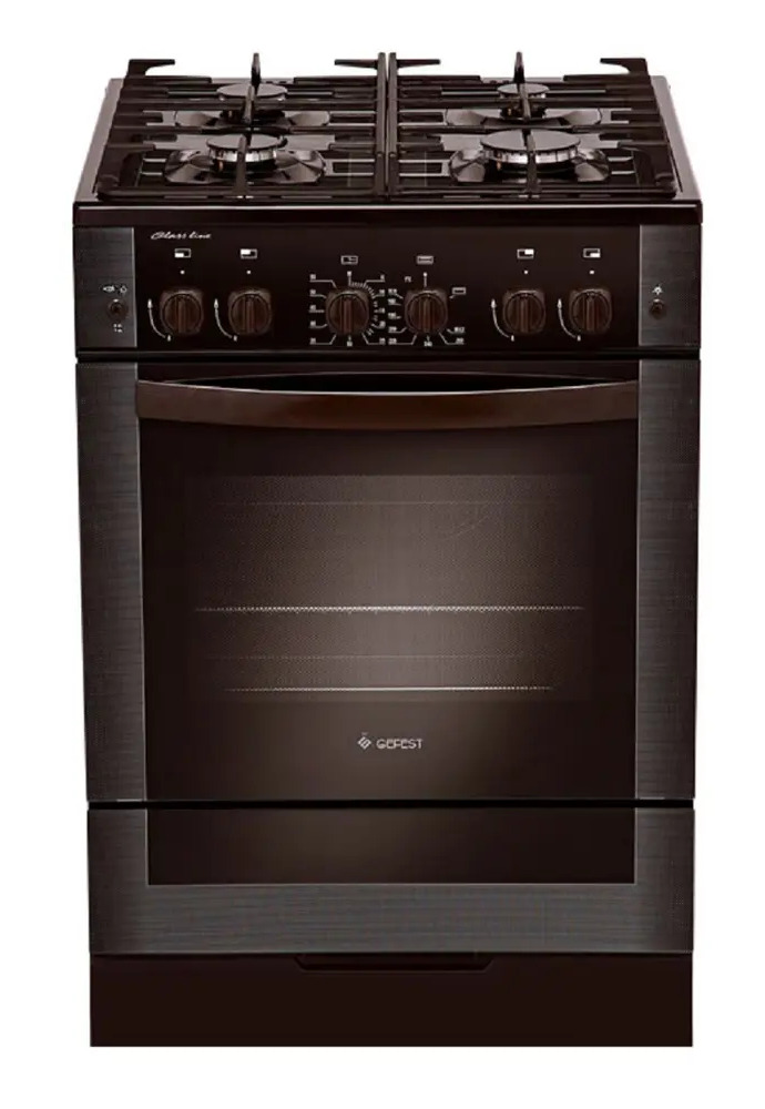 91792005 Газовая плита с духовкой Gefest ПГ 6500-02 0045 60 см 4 конфорки цвет коричневый STLM-0877272