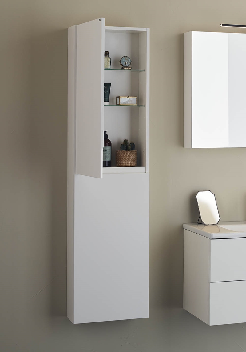 320124 Высокий Шкаф Flex Compact City / Studio Белый Мат Noro  Белый  - Вид №1