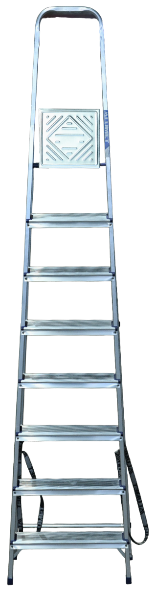 Стремянка алюминиевая 8 ст ALUMET Ам708 - Вид №6