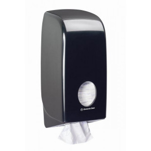 7172 Kimberly Clark Диспенсер для листовой туалетной бумаги из пластика чёрный Kimberly Clark Professional Aquarius 7172 черный