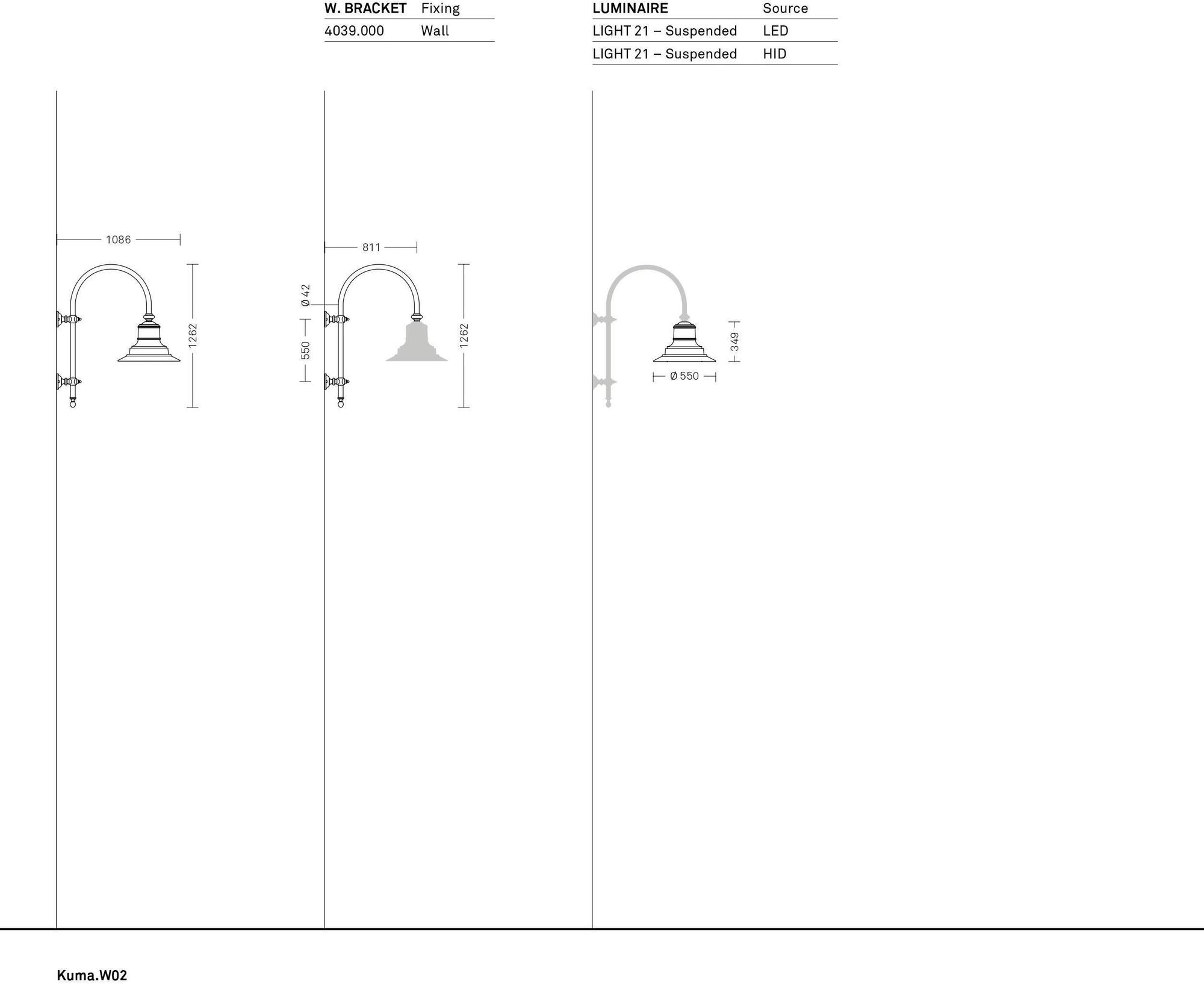 Neri Настенный уличный фонарь Kuma sun-id-1434989 - Вид №3