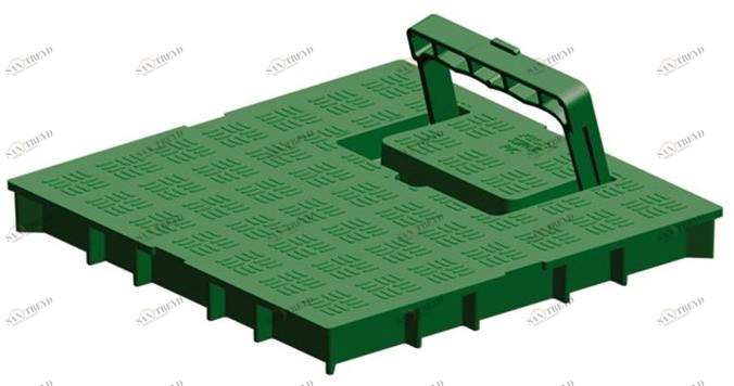 First Corporation Крышка с противоударной ручкой из ПВХ First plast Scdpm20v