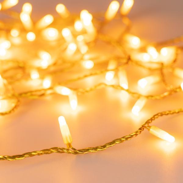 031200 Уличная светодиодная гирлянда нить 230V желтый ARD-String--10000-Yellow-100Led-Milk-STD Yellow Ardecoled Classic