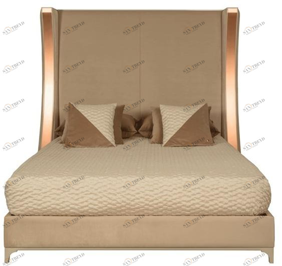 Stylish Club Двуспальная кровать из ткани с высоким изголовьем Cocktail Scf.c15