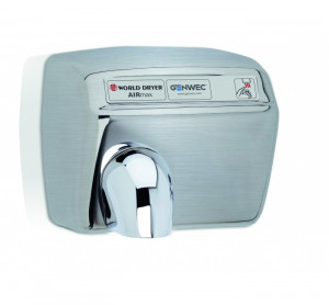 GW01 19 04 01 Genwec Модель A ручная сушилка для рук из сатинированной нержавеющей стали