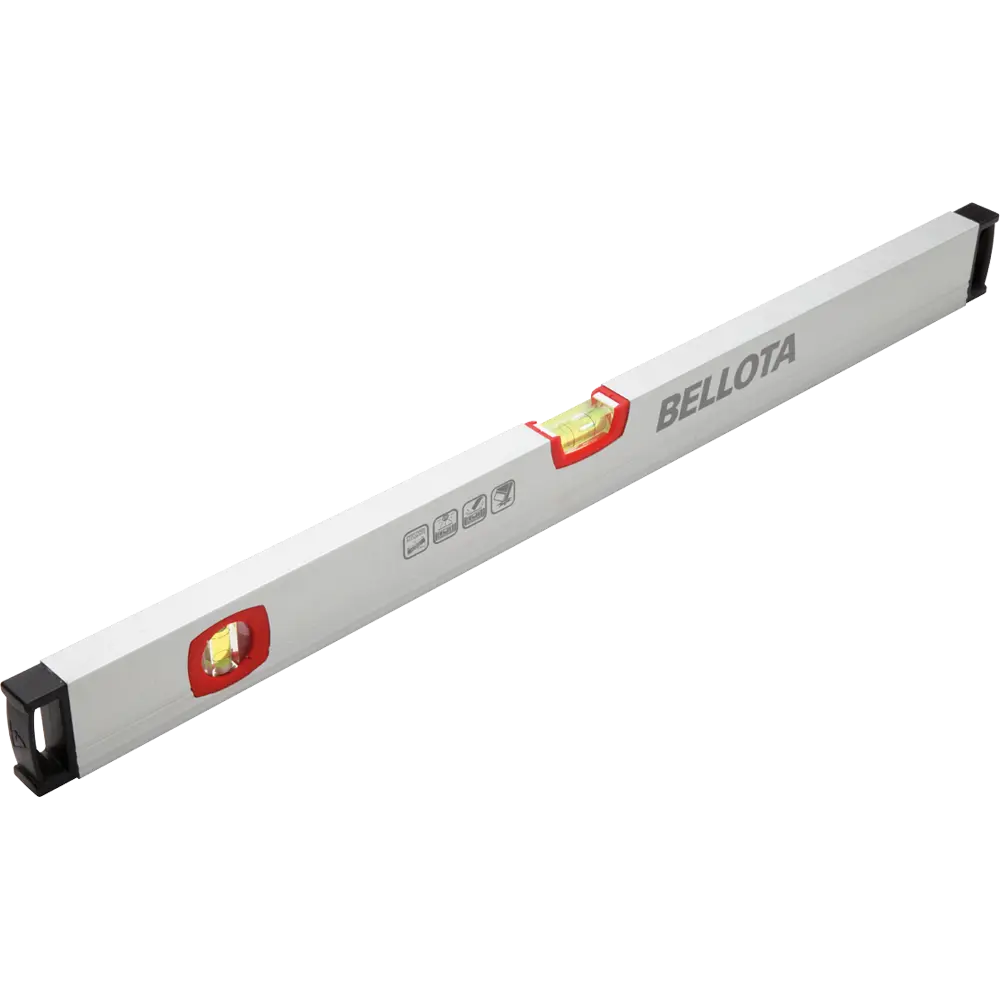 Строительный уровень Bellota 1000 мм с двумя глазками 84257624 STLM-0838781