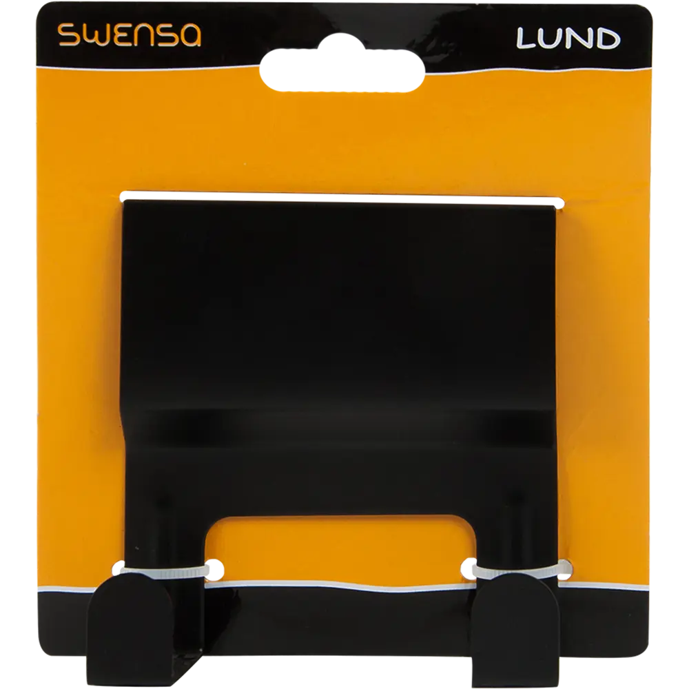 Крючок двухрожковый Swensa Lund для рейлинга цвет чёрный STLM-2089581 - Вид №2