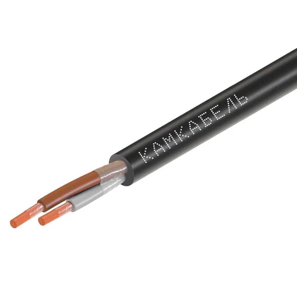 Электрический кабель Камкабель КГТП 2x1.0 100 м на отрез STLM-2054432