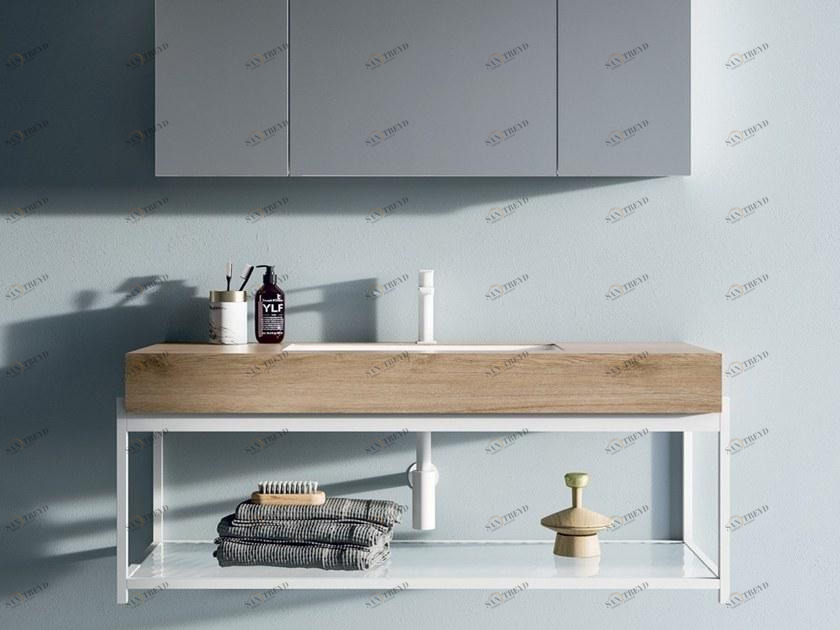 Birex Мебель для умывальника подвесная одинарная из hpl Sidéro sun-id-1469999