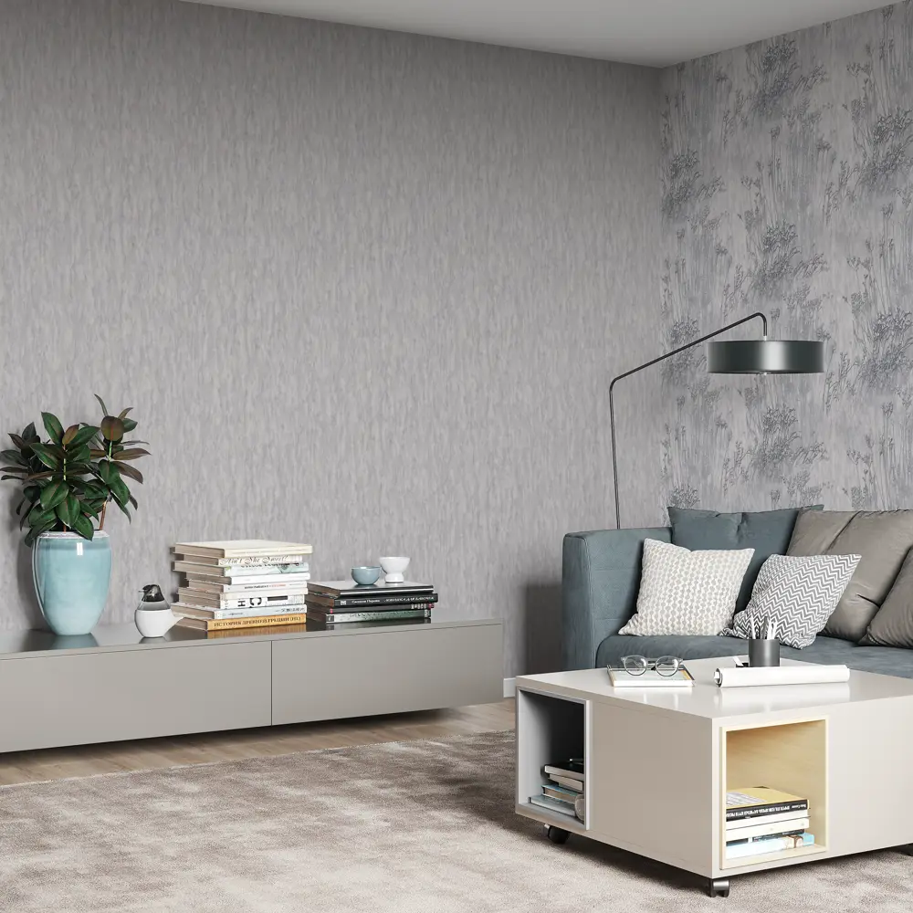 Обои флизелиновые Palitra Life Avignon серые 1.06 м Pl71791-41 STLM-2179101 - Вид №3