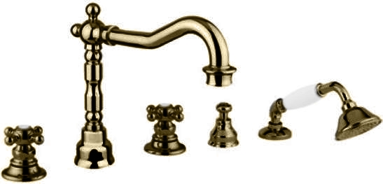 Смеситель MIGLIORE Arcadia ML.ARC-8380.СR для ванны/душа на 5 отв. - хром ML.ARC-8380.CR - Вид №1