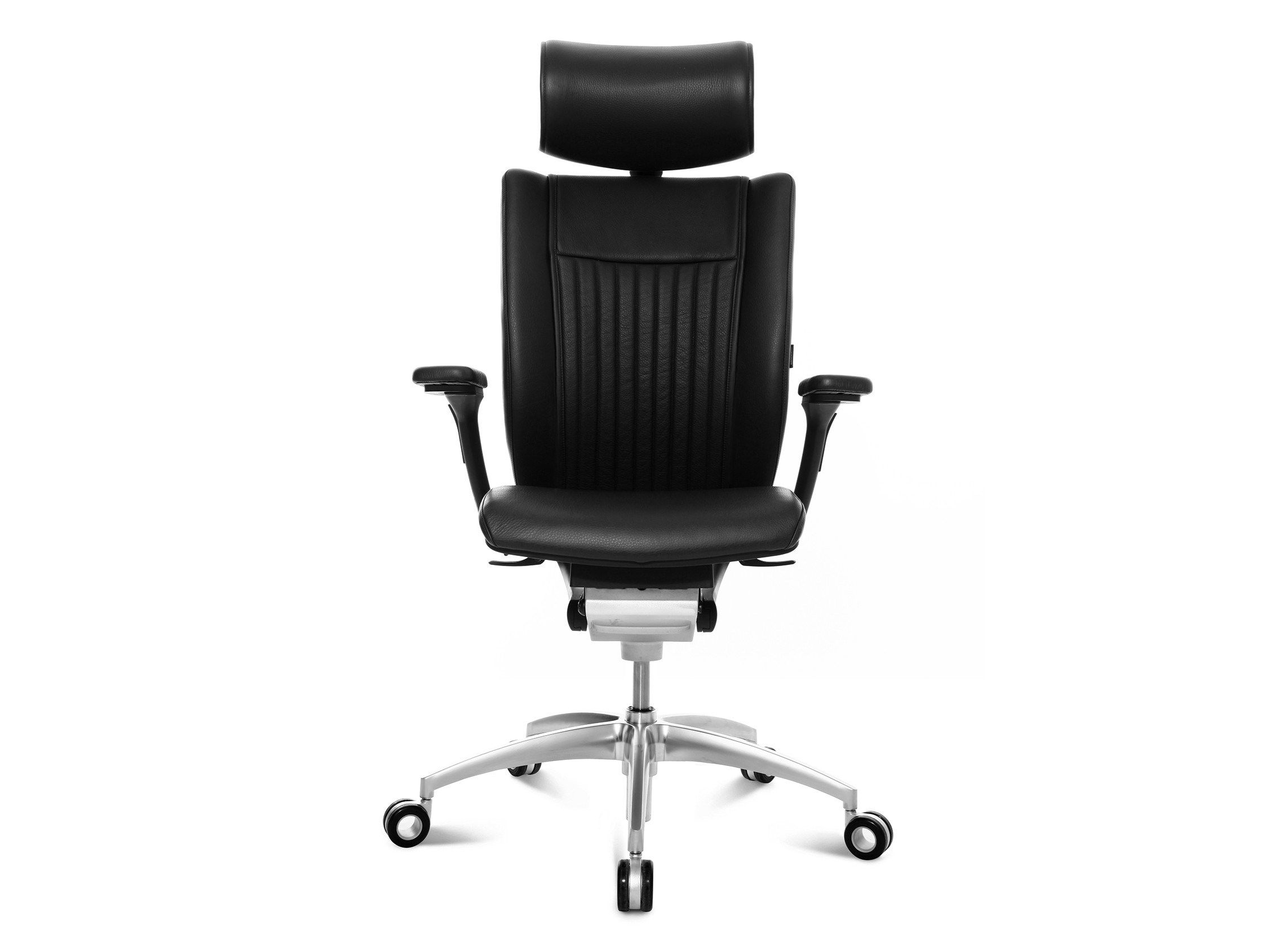 Кожаный мягкий операционный офисный стул с подголовником Wagner ARCH-00141916