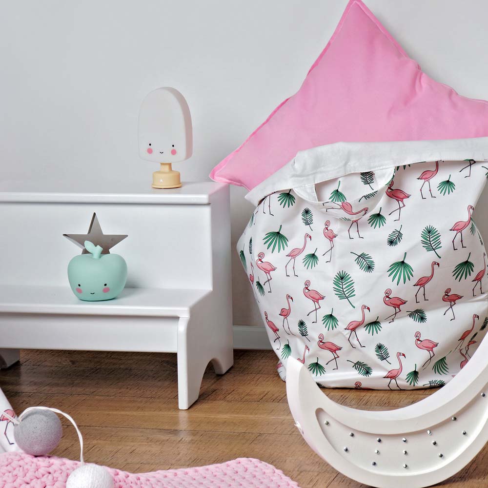 Корзина для игрушек тканевая Flamingo VAMVIGVAM FLAMINGO 282009 Белый;розовый Santreyd  - Вид №1