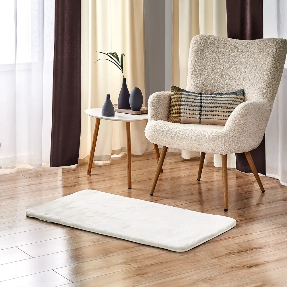 INSPIRE BIANCA — искусственная шкура из полиэстера 60×110 см 83235390 STLM-0039668