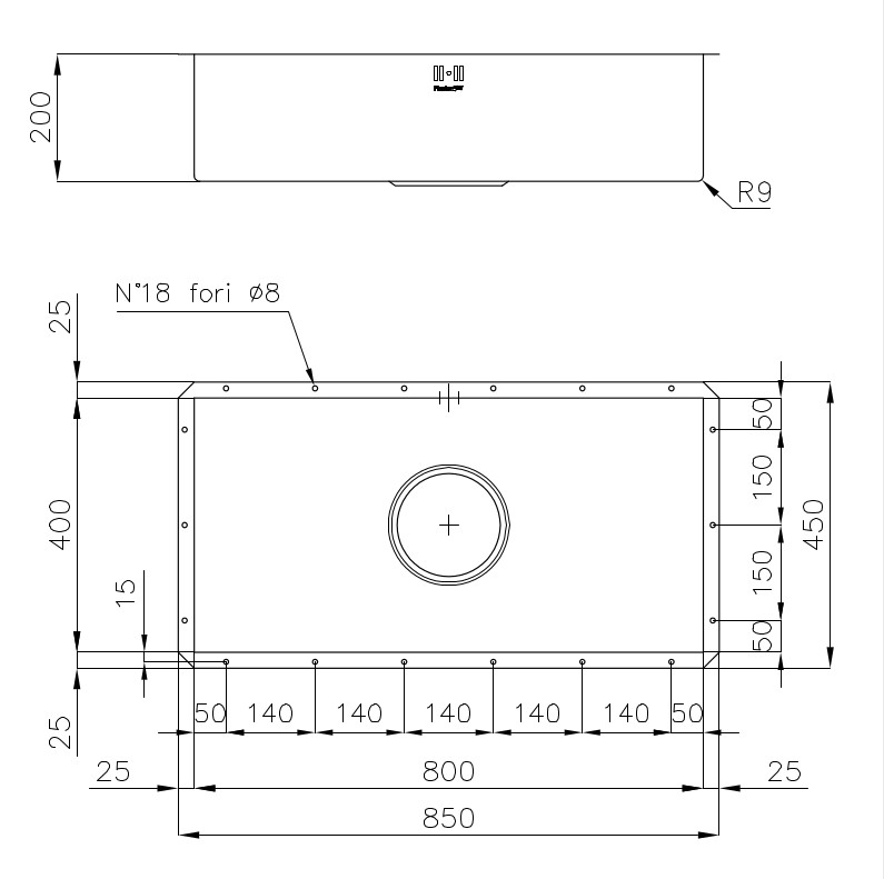 1218897 Мойка Quadra 1218897 Fosterspa  - Вид №1