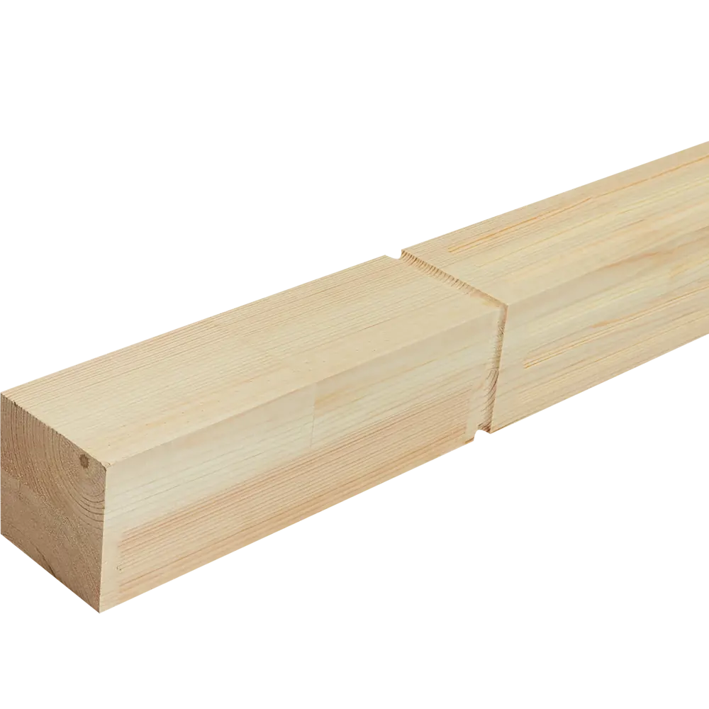 Столб цельный прямой хвоя сорт Экстра 1200x80x80 мм Santreyd Римский STLM-2103537 - Вид №1