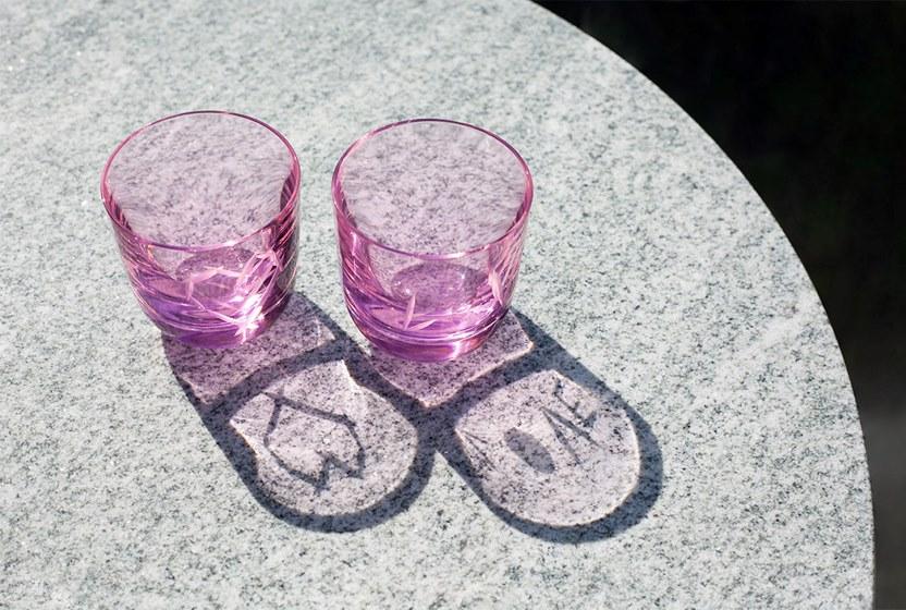 Rückl Хрустальный стакан для воды Pink sun-id-1370462 - Вид №3