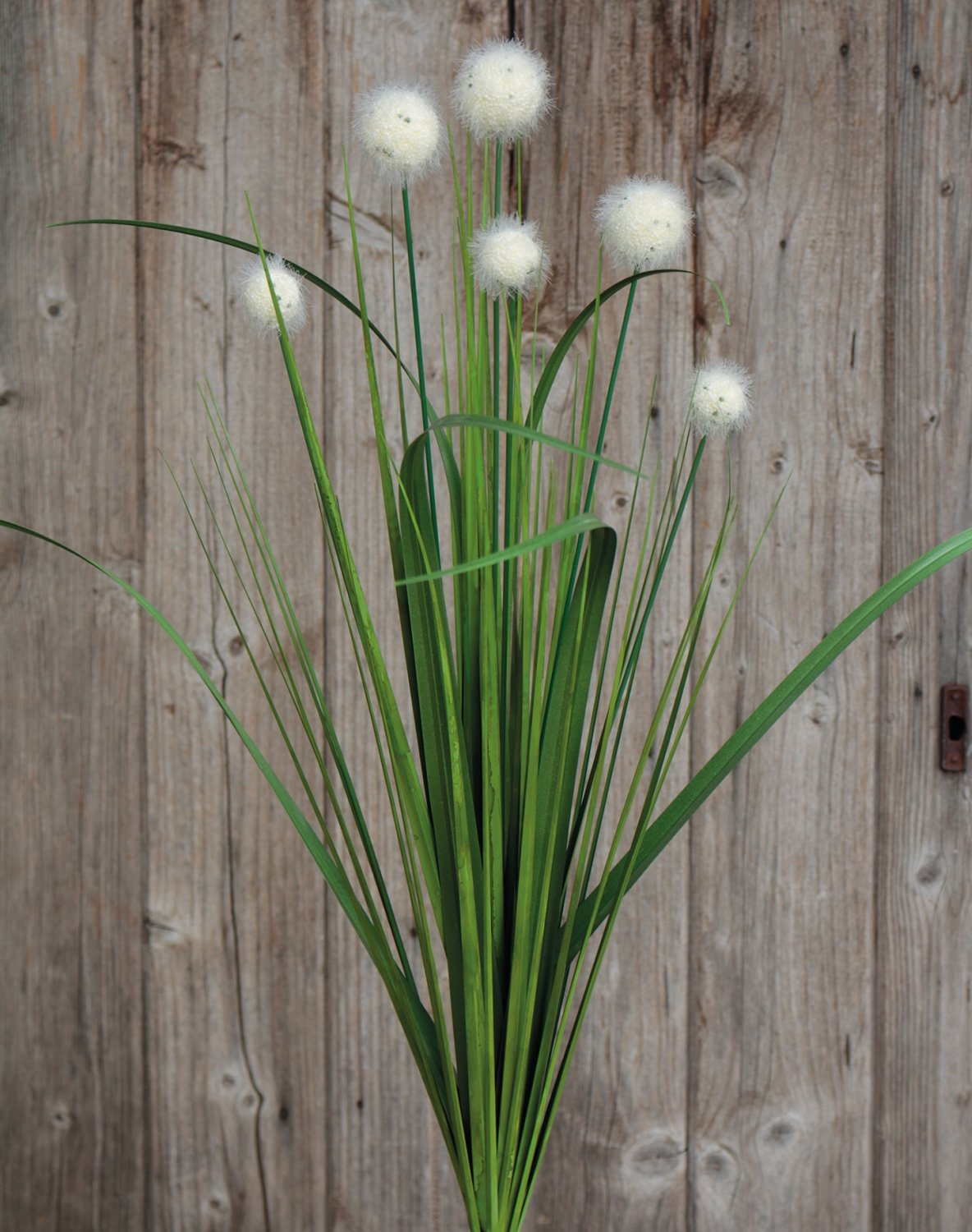 4945 807 a3 Мяч из искусственной травы, 75 см, зелено-белый H-andreas  - Вид №2