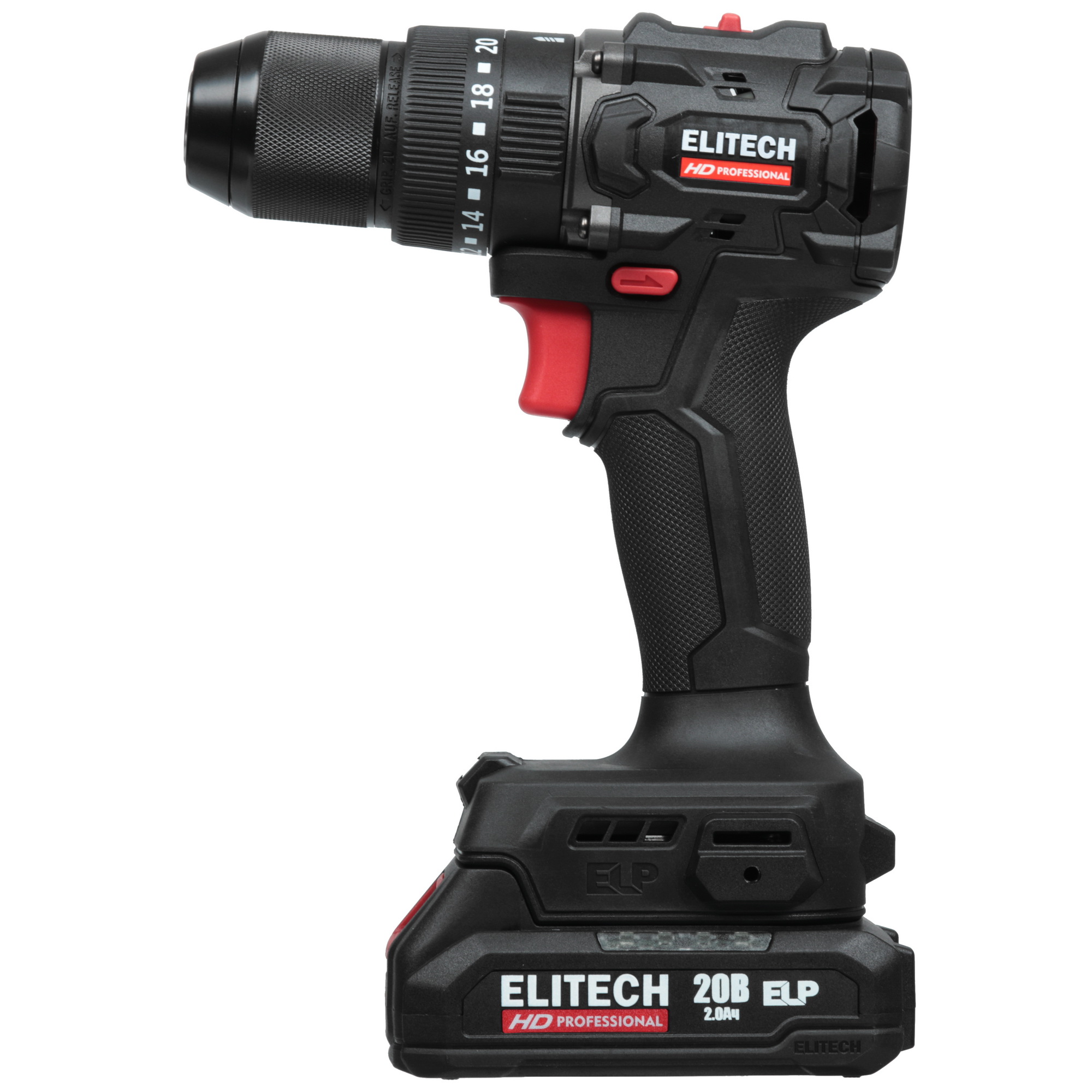Дрель-шуруповерт ELITECH HD CD 20ISL2 9130085 STDN-0148509 - Вид №1