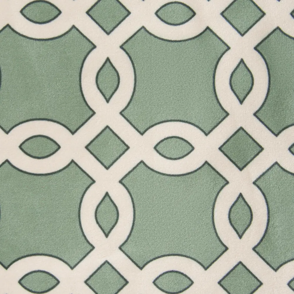 Ткань 1 п/м, велюр, 280 см, цвет зелёный GARDEN STLM-2144880 - Вид №1