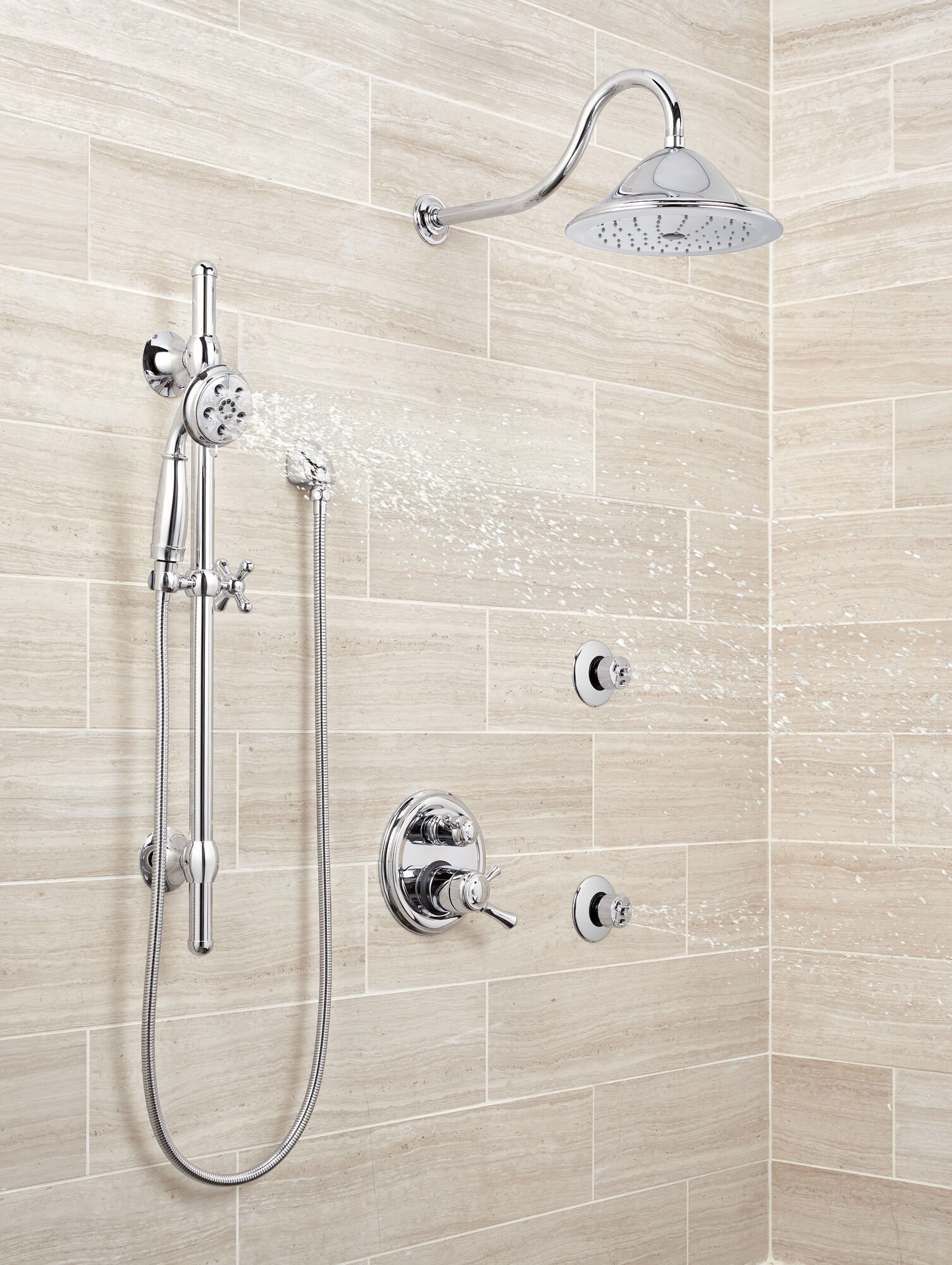 RP72568CZ Душевая лейка Raincan с одинарной настройкой Delta Faucet Universal Showering Шампанское бронза  - Вид №2
