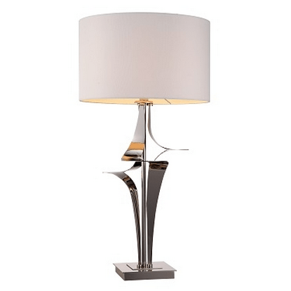 Настольная лампа Large Aurora от RVAstley 5051 RVASTLEY ИНТЕРЬЕРНЫЕ 061746 Белый;хром  - Вид №1