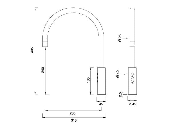 Диспенсер для питьевой воды / кухонный кран CEADESIGN ECO-DRINKING TAP WATER ARCH-00046240 - Вид №1