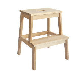 85469780 Табурет-стремянка 49.5x43x39 см каркас дерево цвет бежевый STLM-0062875 Santreyd