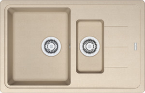 114.0313.263 Better, серия basis, fragranite, мойка bfg 651-78 миндаль стоп. Franke Franke Basis