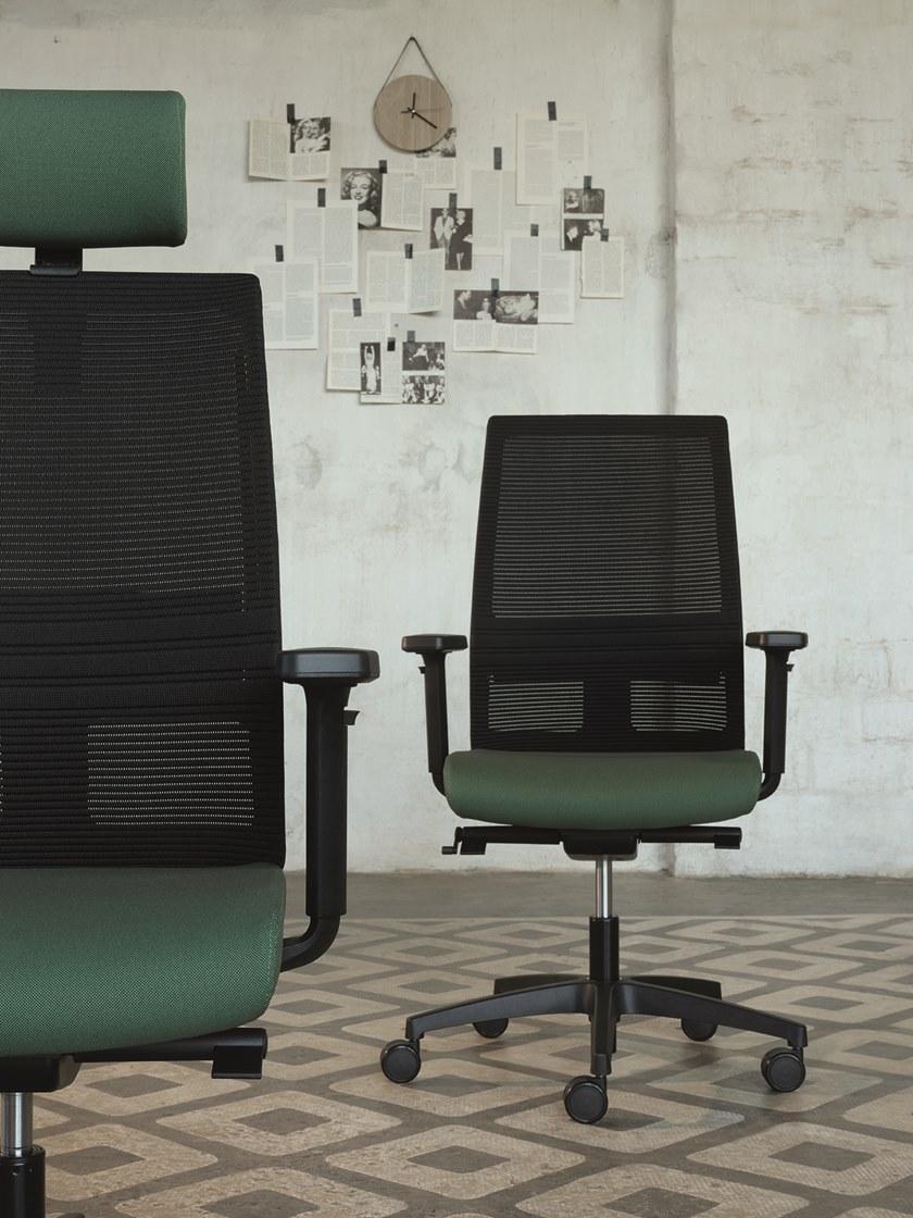 Linea Fabbrica Офисный стул 5 спиц с подлокотниками Omnia sun-id-1409101 - Вид №4