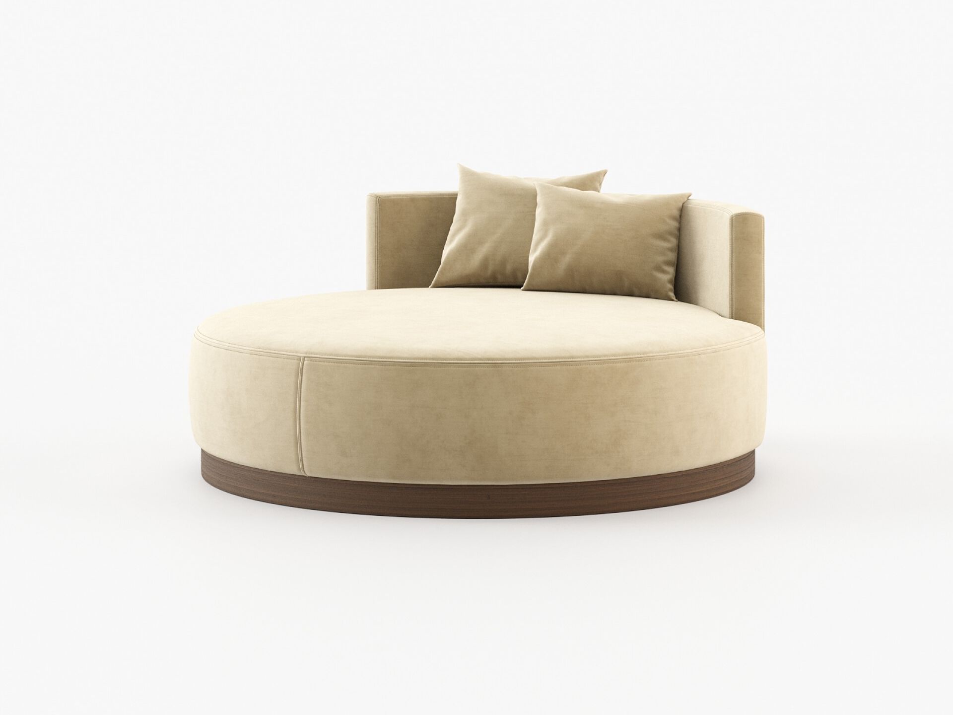 Круглый бархатный пуф Laskasas SCARLET ARCH-00049147 - Вид №7