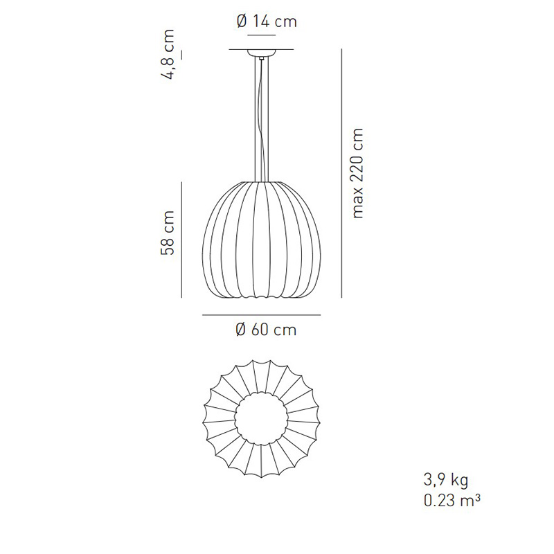 Подвесной светильник SP MUSE 60 White от Axo Light AXO LIGHT ДИЗАЙНЕРСКИЕ 243095 Белый  - Вид №4
