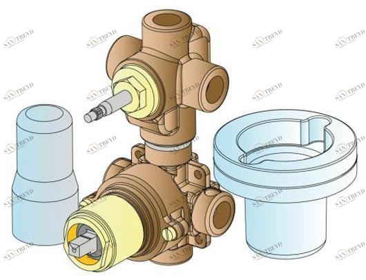 RUBINETTERIE STELLA Скрытый корпус смесителя Casanova 3254mc