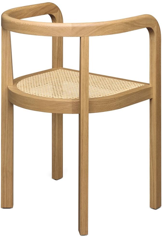 e15 Стул дубовый с подлокотниками  Rh01  - Вид №1