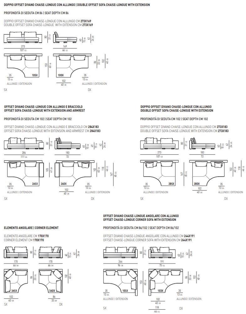 Minotti Секционный модульный диван из ткани sun-id-1383757 - Вид №16
