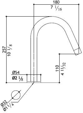 MGS Излив из нержавеющей стали, установленный на террасе Accessori per bagno sun-id-1372077 - Вид №1