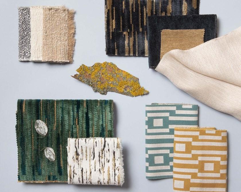 LELIEVRE Блестящая жаккардовая ткань Nature précieuse 0612 - Вид №7