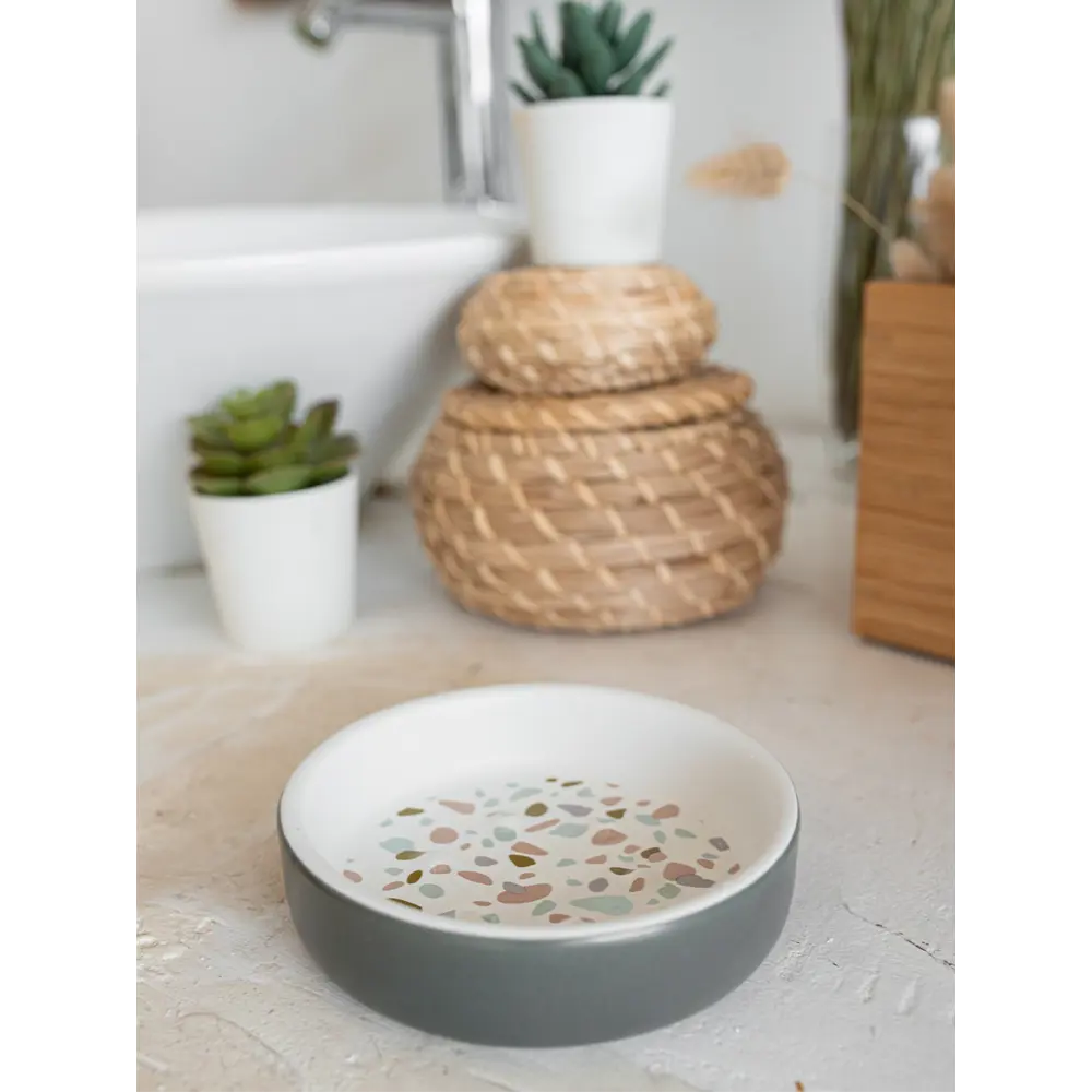 Мыльница Proffi Home Terrazzo керамика STLM-2107111 - Вид №5
