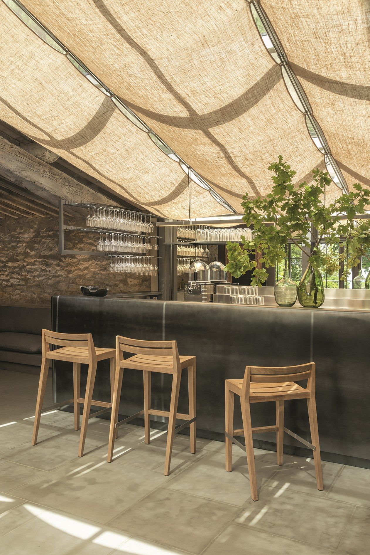 Стул из тикового дерева Ethimo Рибо ARCH-00032058 - Вид №1