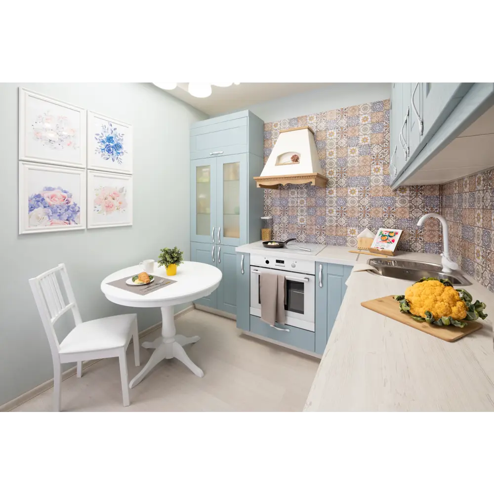 Фасад кухонный Томари Delinia ID голубой МДФ с ПВХ-покрытием 82011021 STLM-0017398 - Вид №7