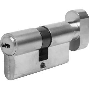 Цилиндр Standers TTBL1-3030NBNS, 30x30 мм, ключ/вертушка, цвет никель